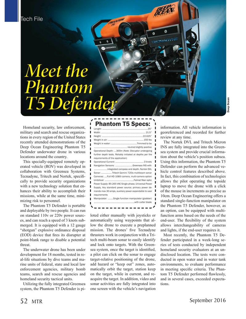 Marine Technology Magazine, page 52,  Sep 2016