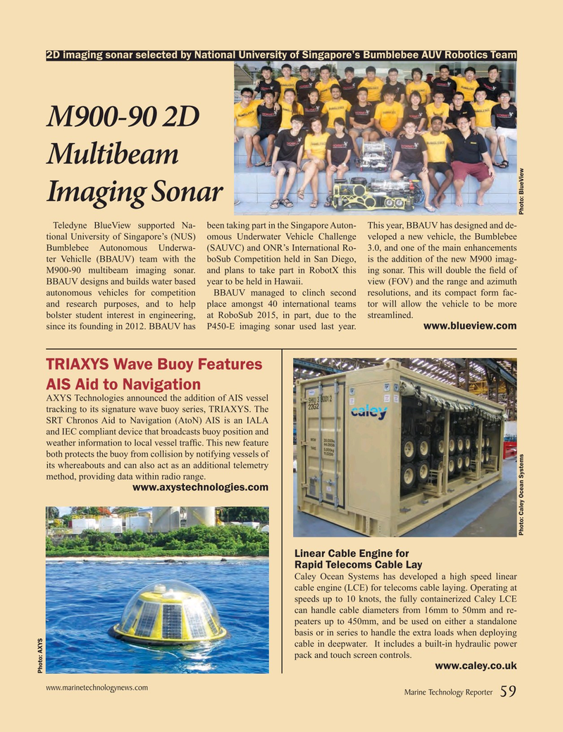 Marine Technology Magazine, page 59,  Oct 2016