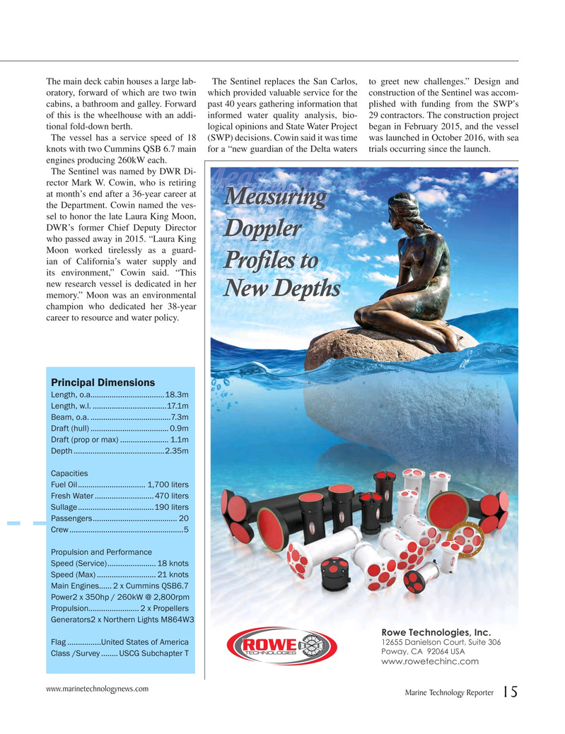 Marine Technology Magazine, page 15,  Jan 2017