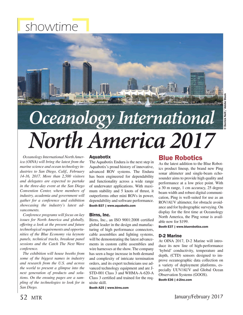 Marine Technology Magazine, page 52,  Jan 2017