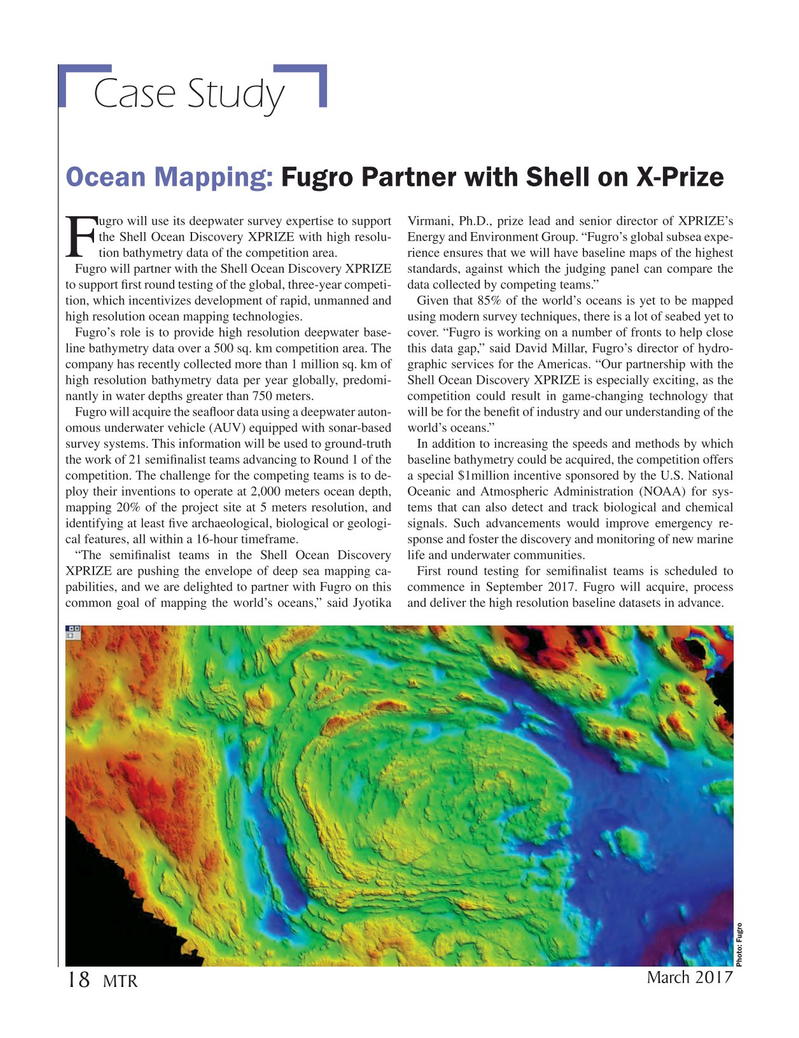 Marine Technology Magazine, page 18,  Mar 2017