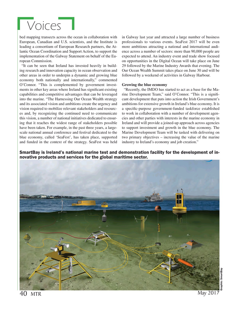 Marine Technology Magazine, page 40,  May 2017
