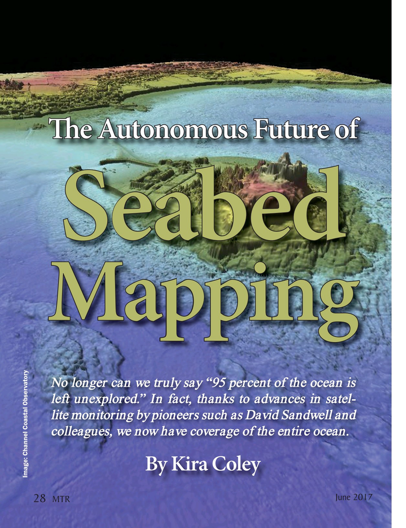 Marine Technology Magazine, page 28,  Jun 2017
