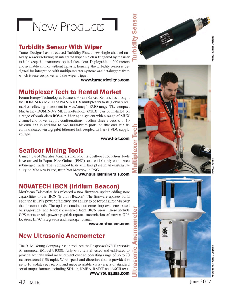 Marine Technology Magazine, page 42,  Jun 2017