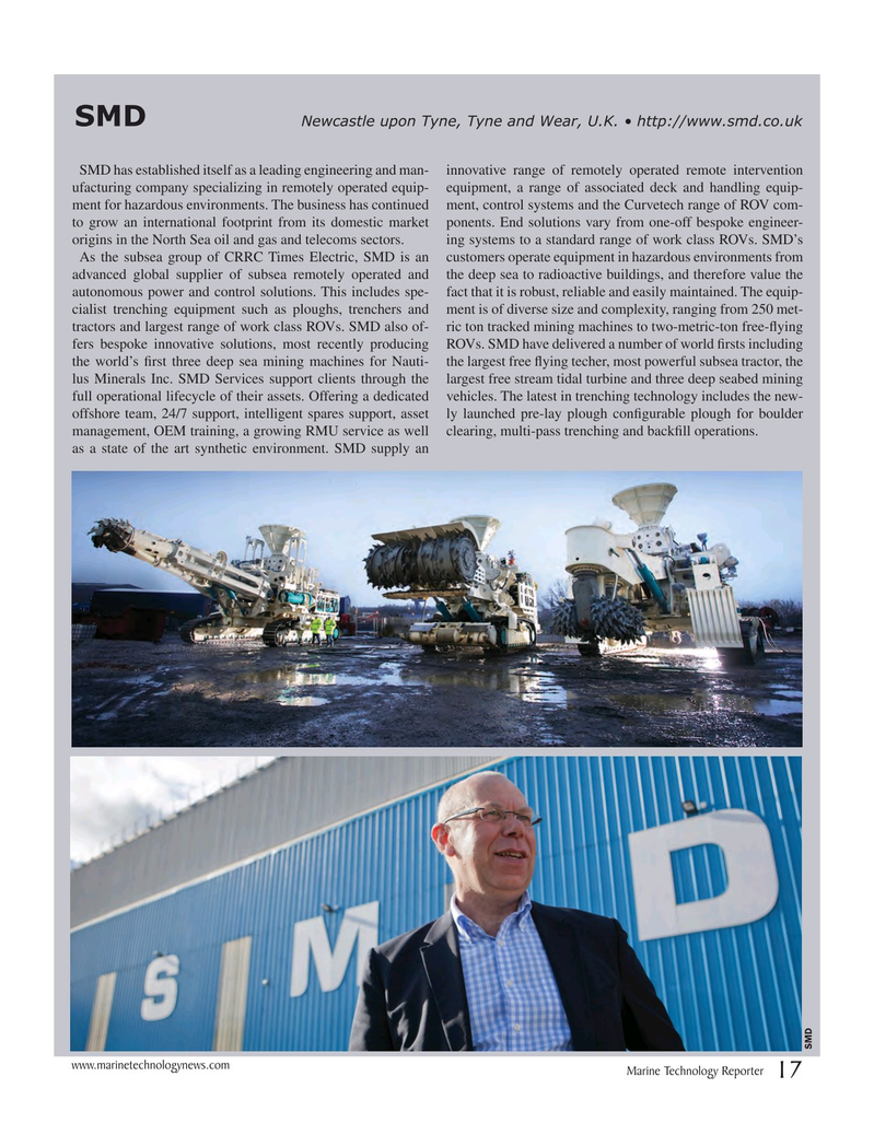 Marine Technology Magazine, page 17,  Jul 2017