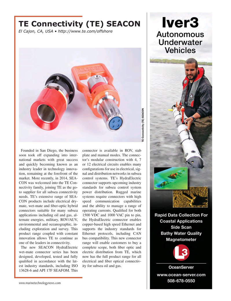 Marine Technology Magazine, page 25,  Jul 2017