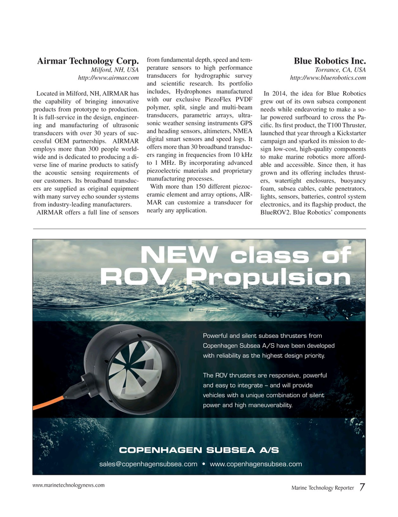 Marine Technology Magazine, page 7,  Jul 2017