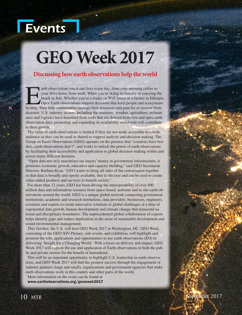 Marine Technology Magazine, page 10,  Sep 2017
