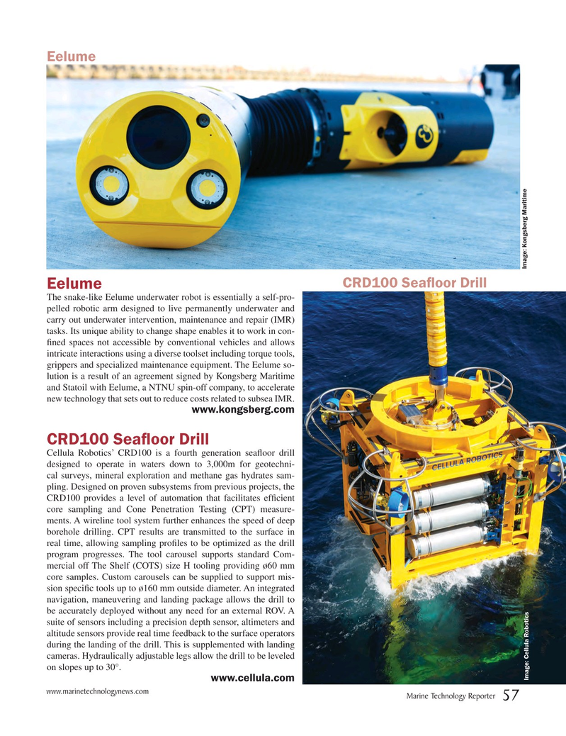 Marine Technology Magazine, page 57,  Oct 2017