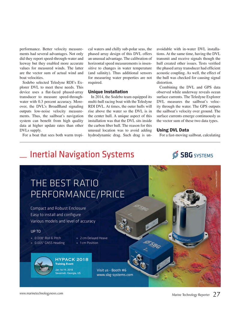 Marine Technology Magazine, page 27,  Nov 2017
