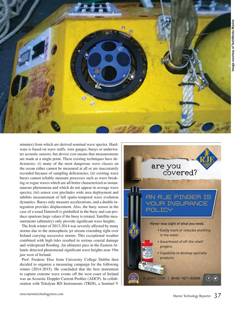 Marine Technology Magazine, page 37,  Nov 2017