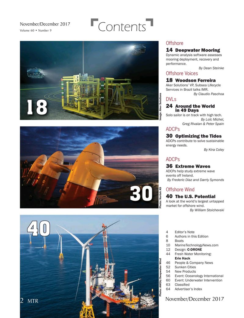Marine Technology Magazine, page 2,  Nov 2017