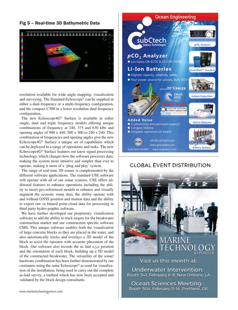 Marine Technology Magazine, page 25,  Jan 2018