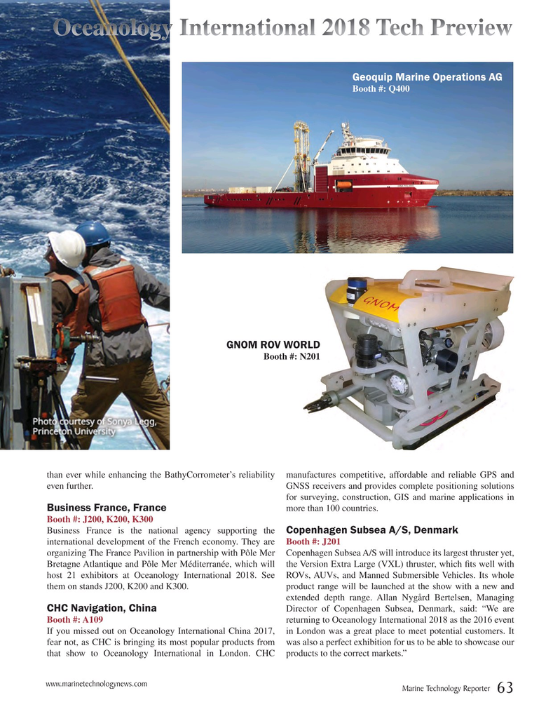 Marine Technology Magazine, page 63,  Mar 2018