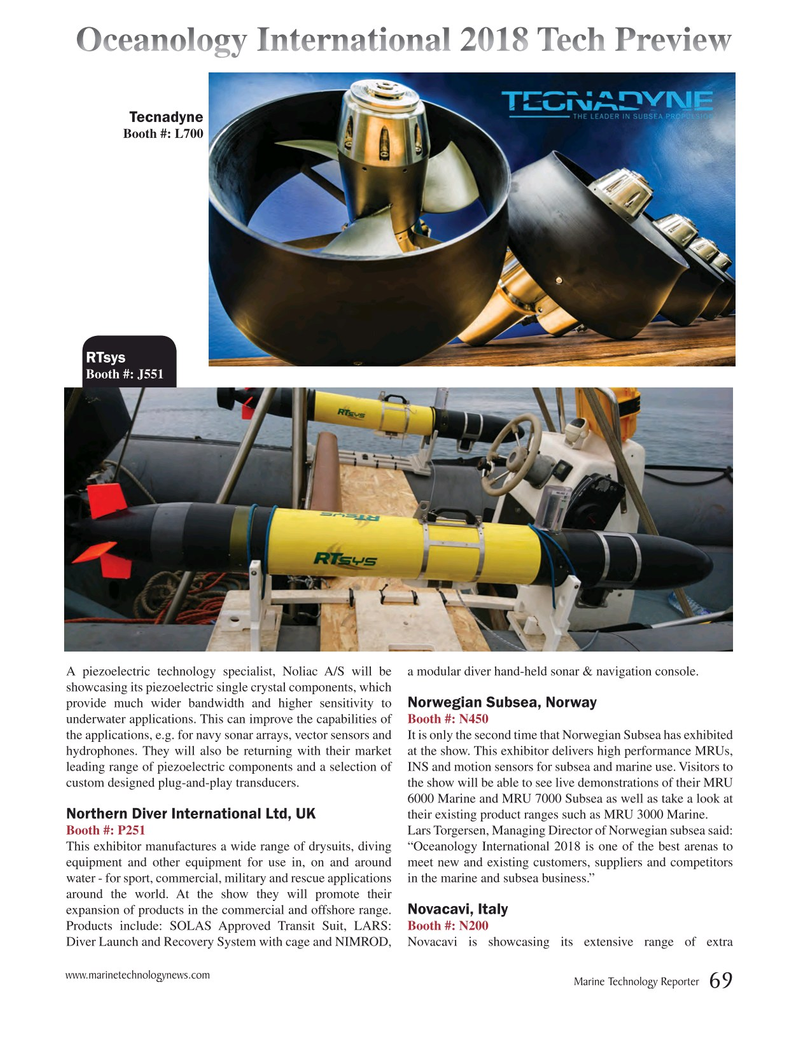 Marine Technology Magazine, page 69,  Mar 2018