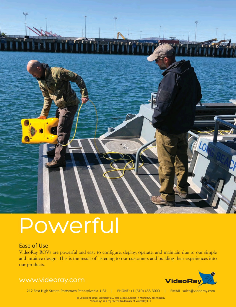 Marine Technology Magazine, page 2nd Cover,  May 2018