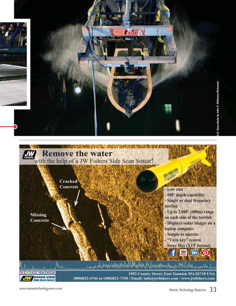 Marine Technology Magazine, page 33,  May 2018