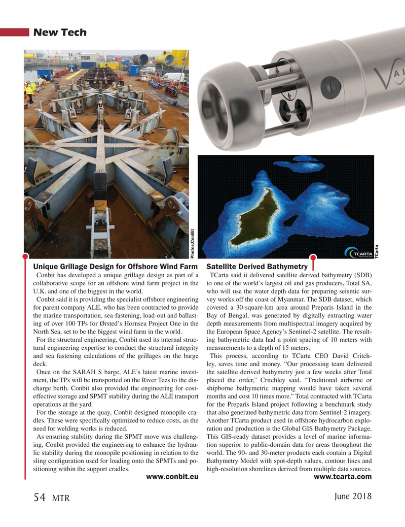 Marine Technology Magazine, page 54,  Jun 2018