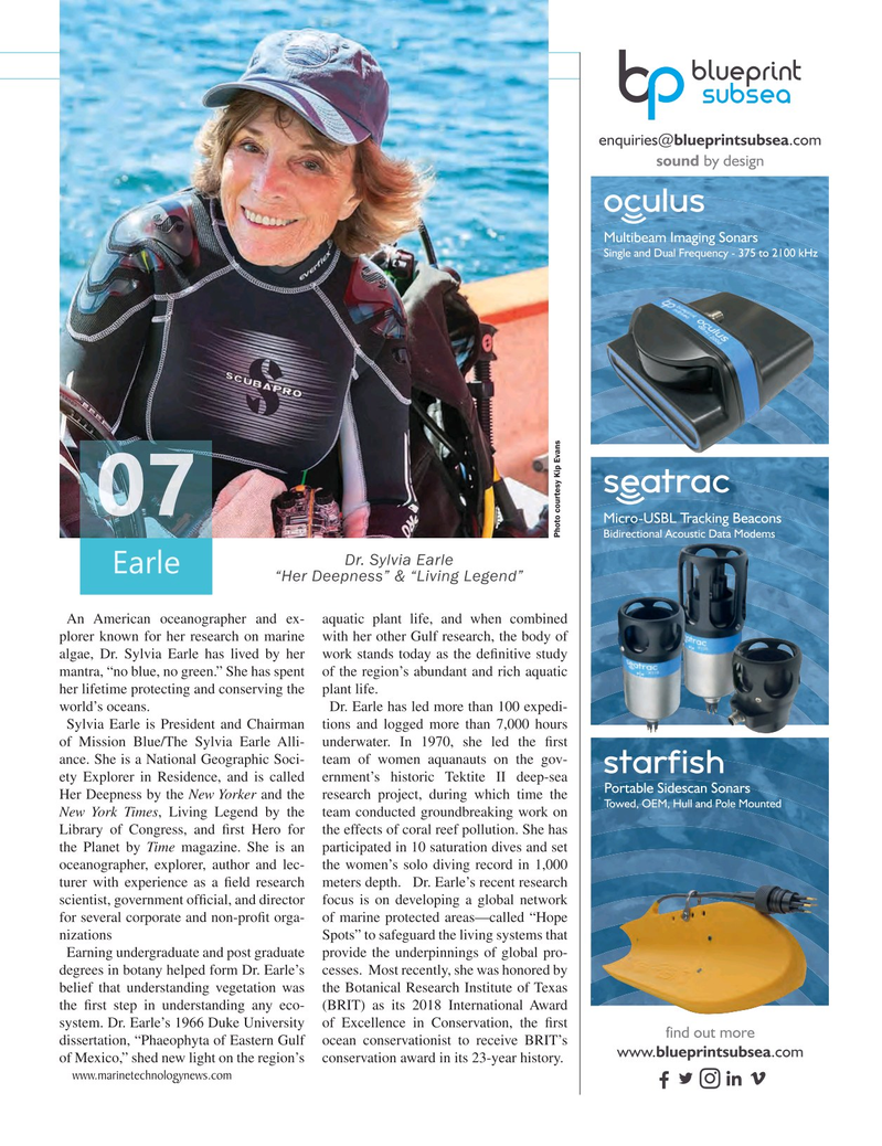 Marine Technology Magazine, page 17,  Jul 2018