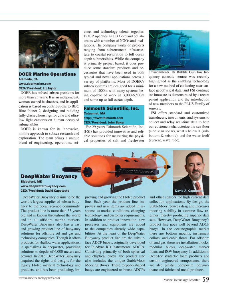 Marine Technology Magazine, page 59,  Jul 2018
