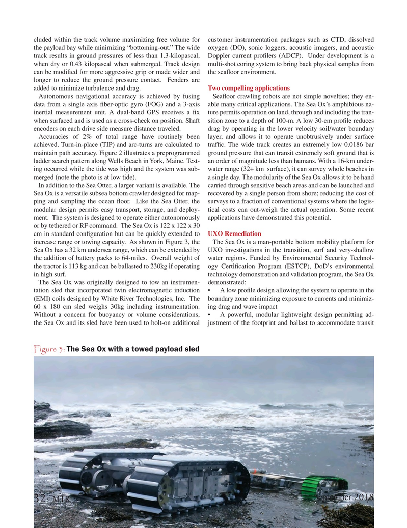 Marine Technology Magazine, page 32,  Sep 2018