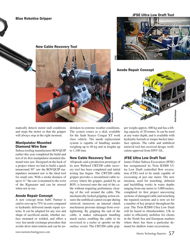 Marine Technology Magazine, page 57,  Sep 2018