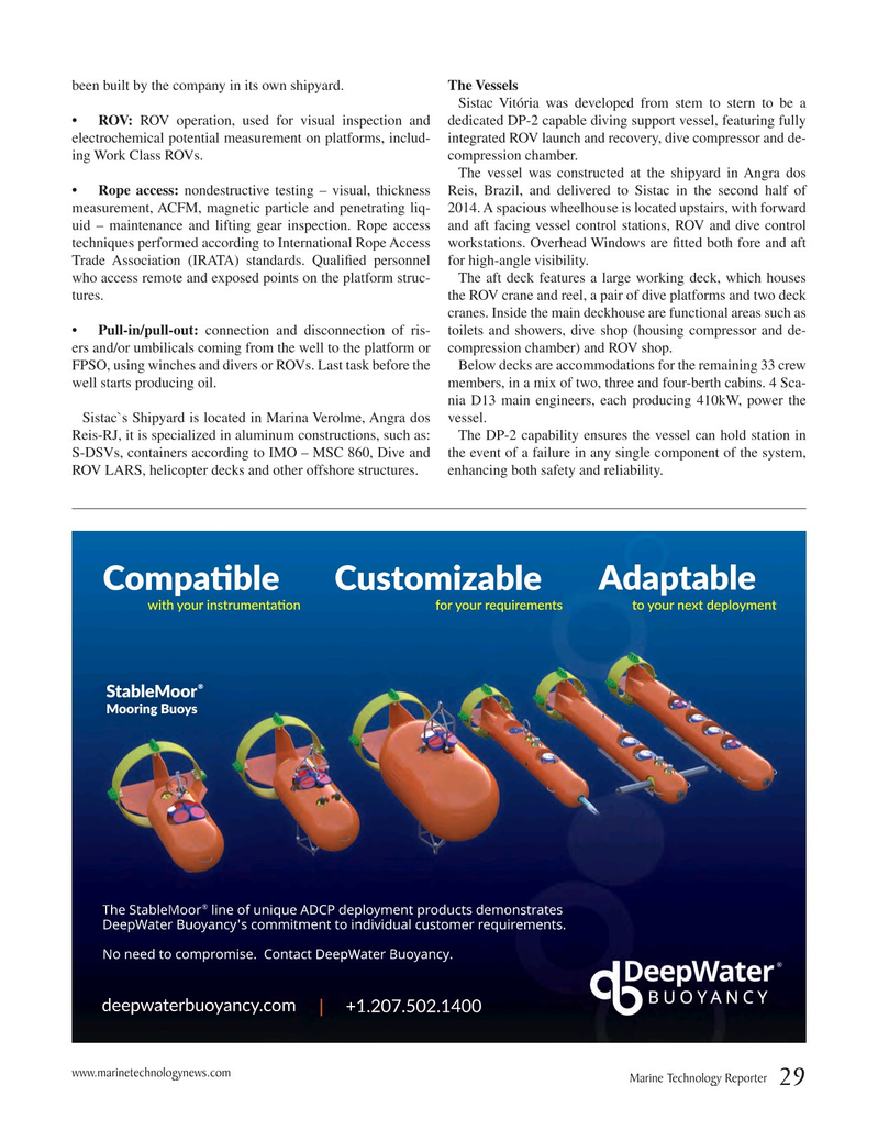 Marine Technology Magazine, page 29,  Nov 2018