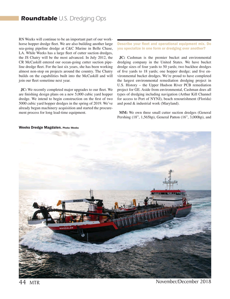 Marine Technology Magazine, page 44,  Nov 2018