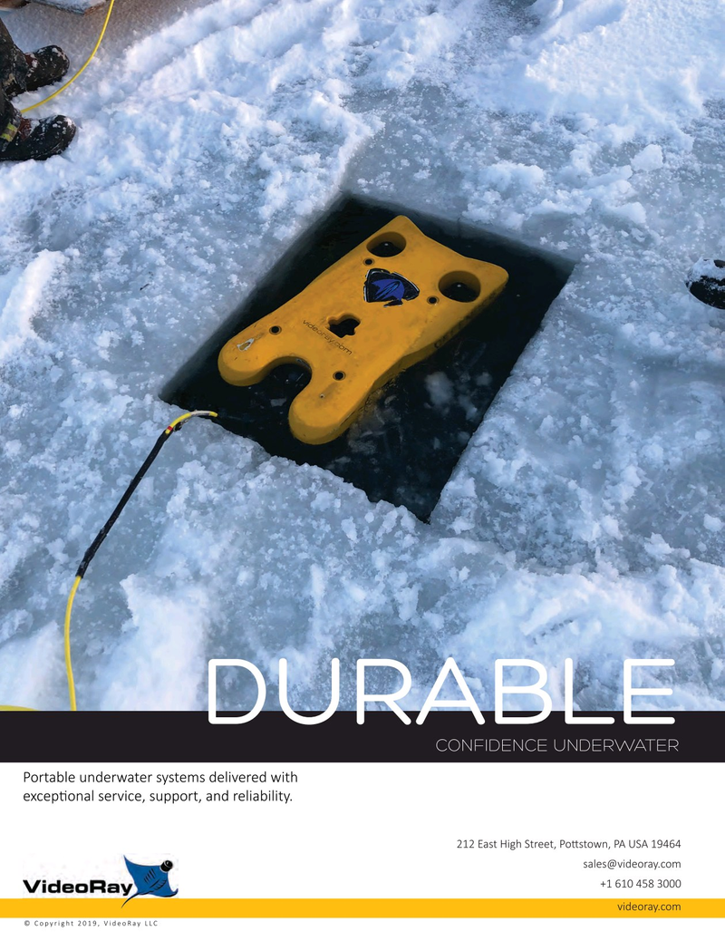 Marine Technology Magazine, page 2nd Cover,  Jan 2019