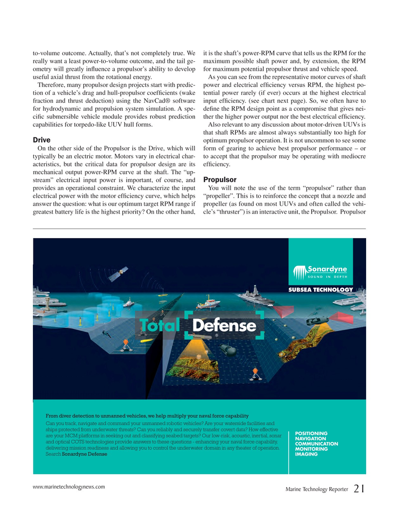 Marine Technology Magazine, page 21,  Jan 2019