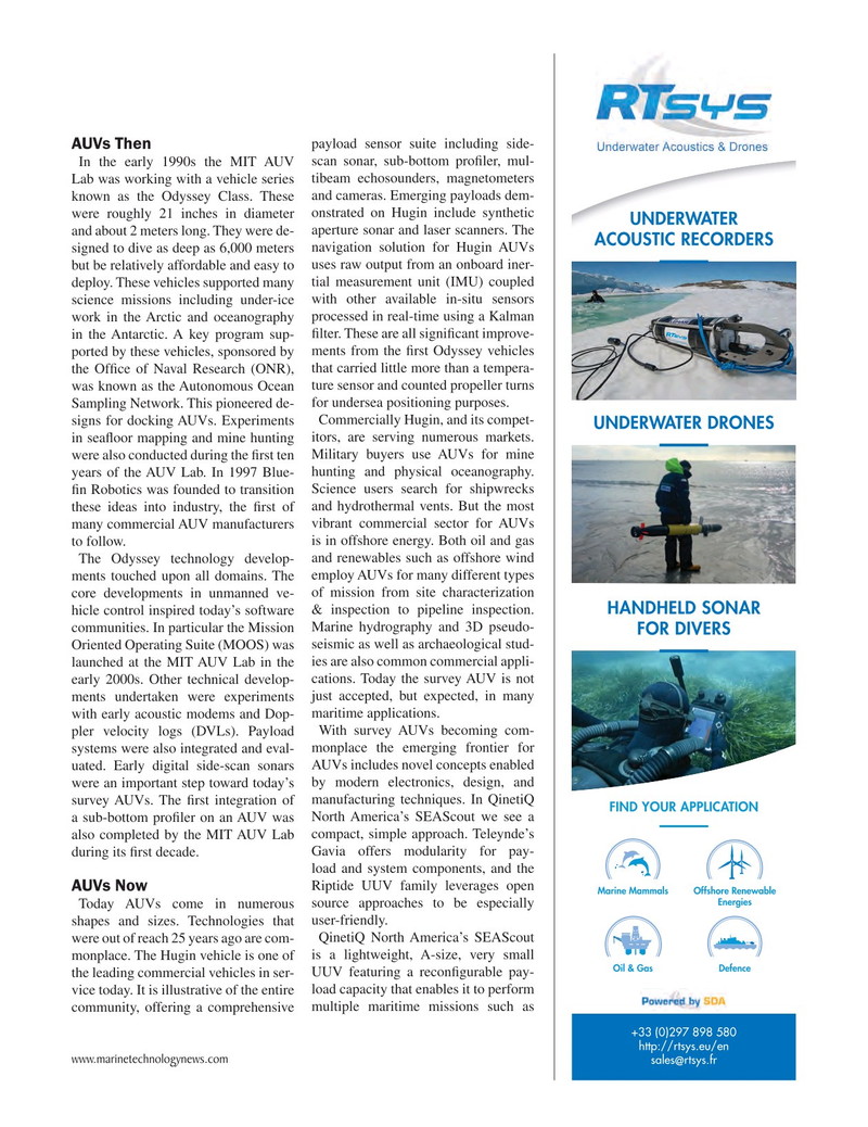 Marine Technology Magazine, page 27,  Jan 2019