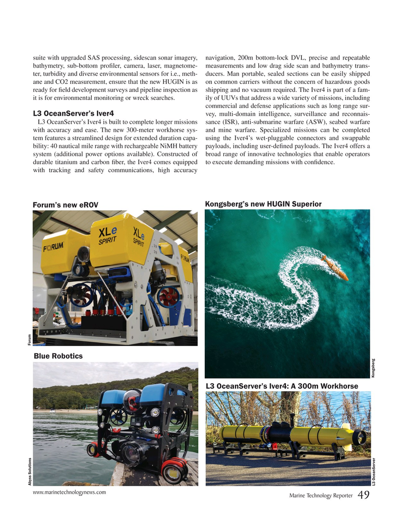 Marine Technology Magazine, page 49,  Jan 2019