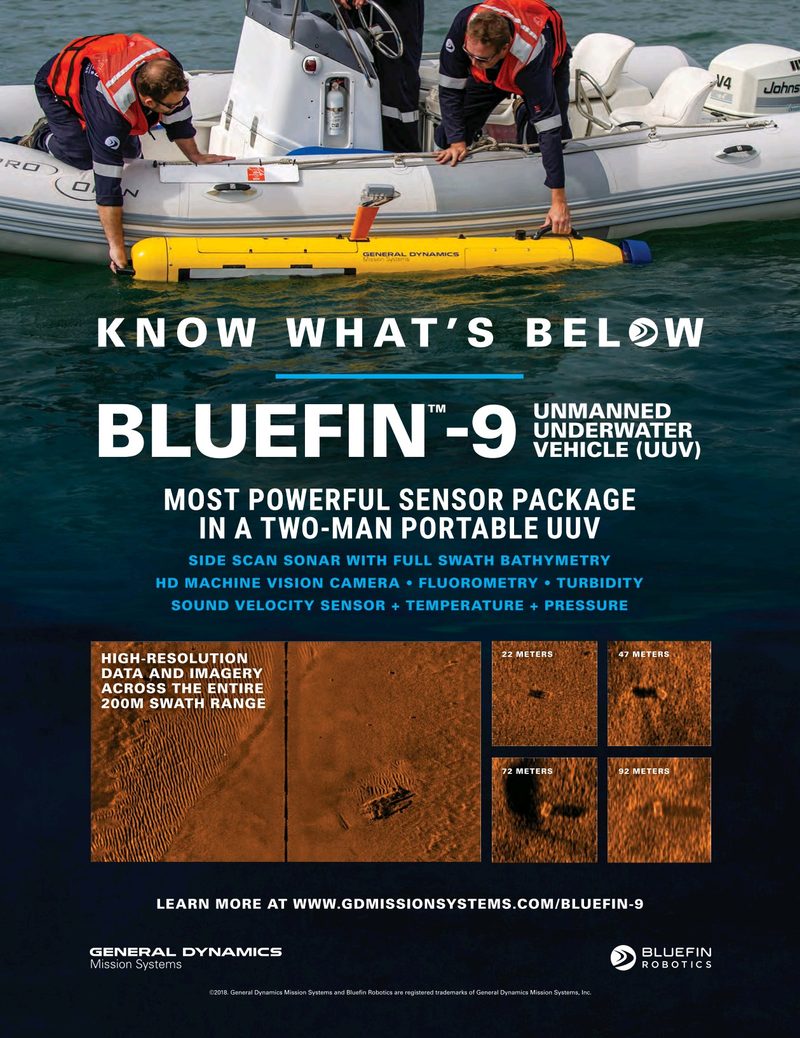 Marine Technology Magazine, page 4th Cover,  Jan 2019