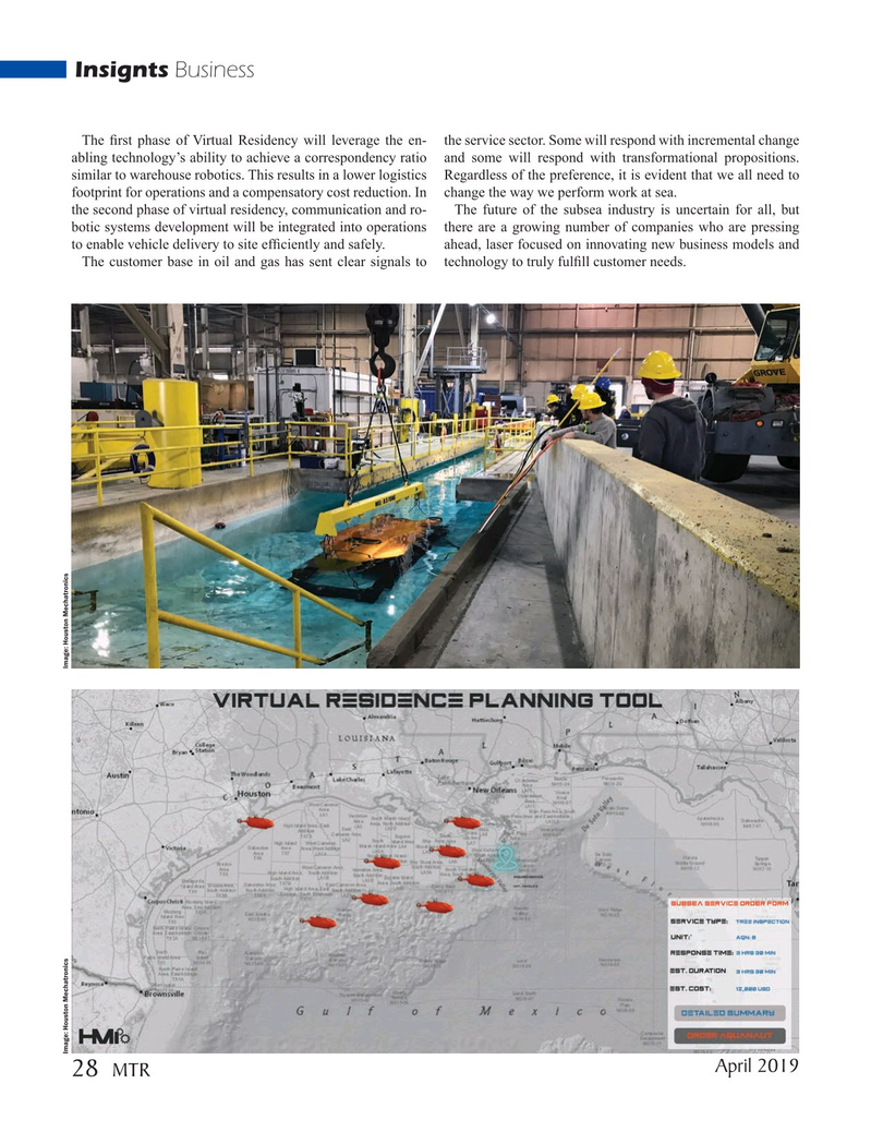 Marine Technology Magazine, page 28,  Apr 2019