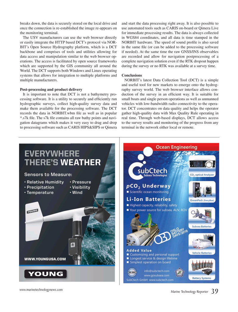 Marine Technology Magazine, page 39,  Jun 2019