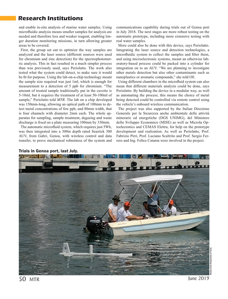 Marine Technology Magazine, page 50,  Jun 2019