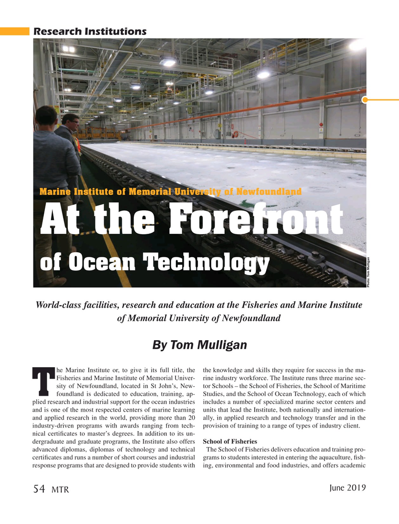 Marine Technology Magazine, page 54,  Jun 2019
