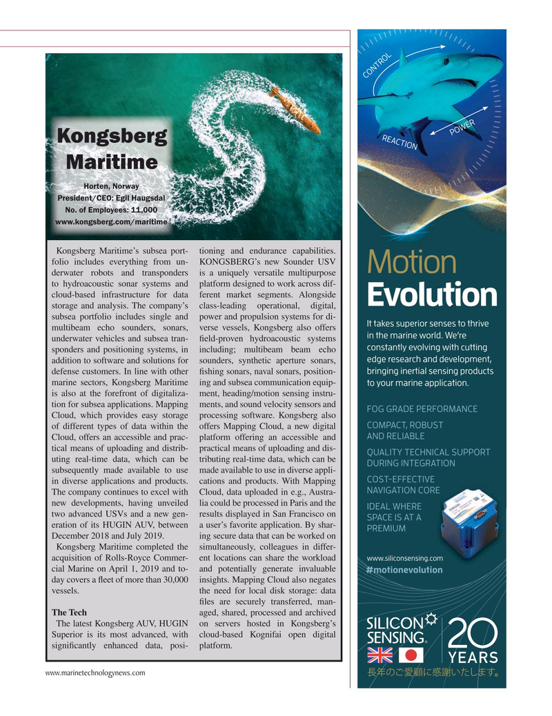 Marine Technology Magazine, page 21,  Jul 2019