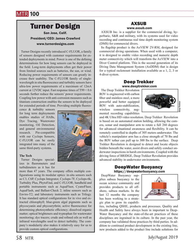 Marine Technology Magazine, page 58,  Jul 2019
