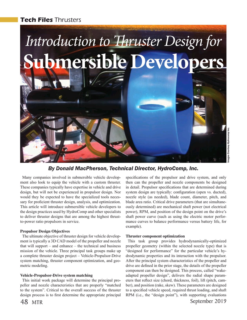 Marine Technology Magazine, page 48,  Sep 2019