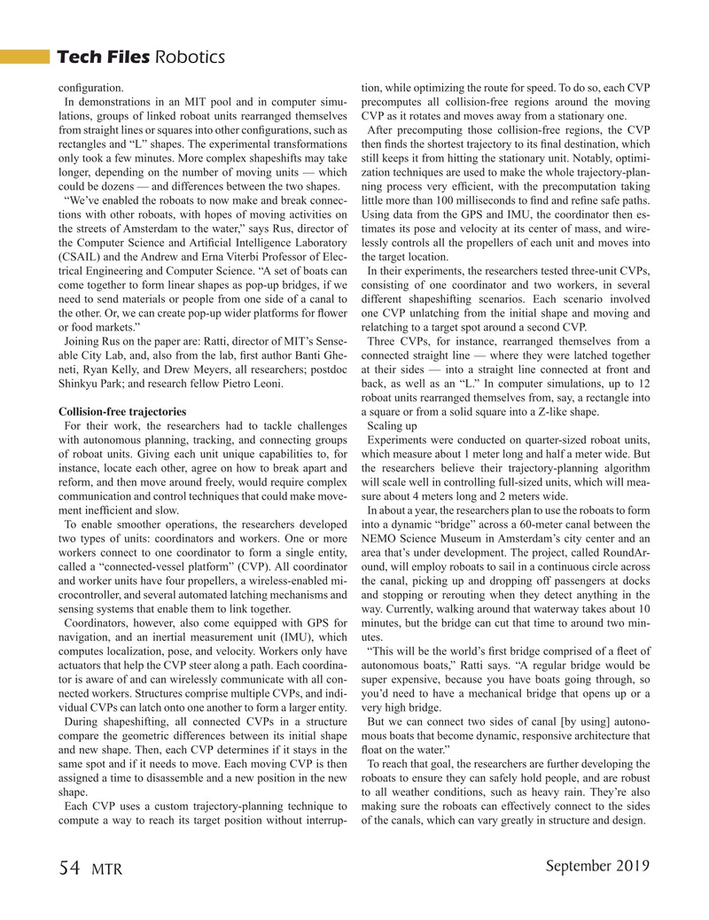 Marine Technology Magazine, page 54,  Sep 2019