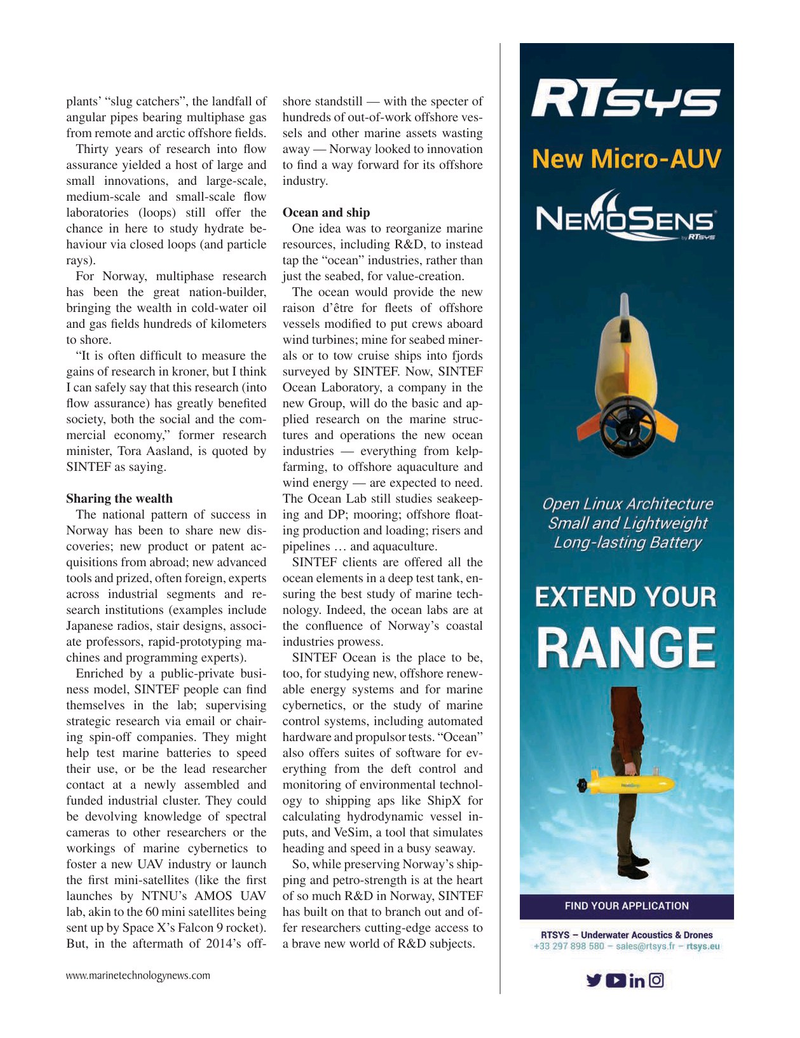 Marine Technology Magazine, page 33,  Oct 2019