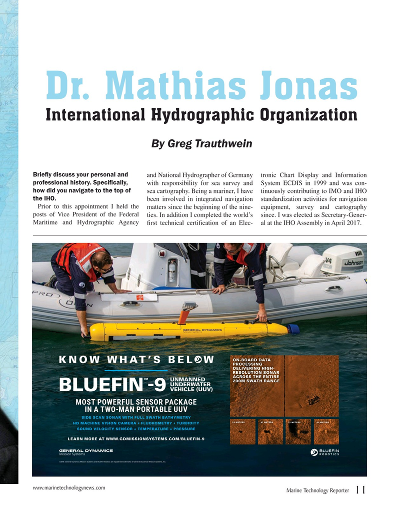 Marine Technology Magazine, page 11,  Nov 2019
