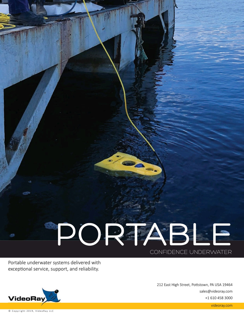 Marine Technology Magazine, page 2nd Cover,  Nov 2019