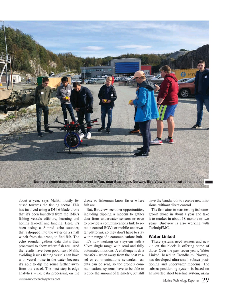 Marine Technology Magazine, page 29,  Nov 2019
