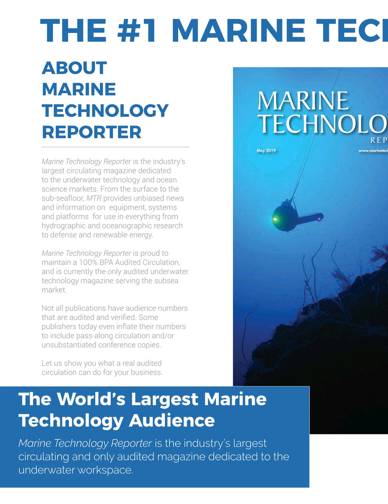 Marine Technology Magazine, page 58,  Nov 2019