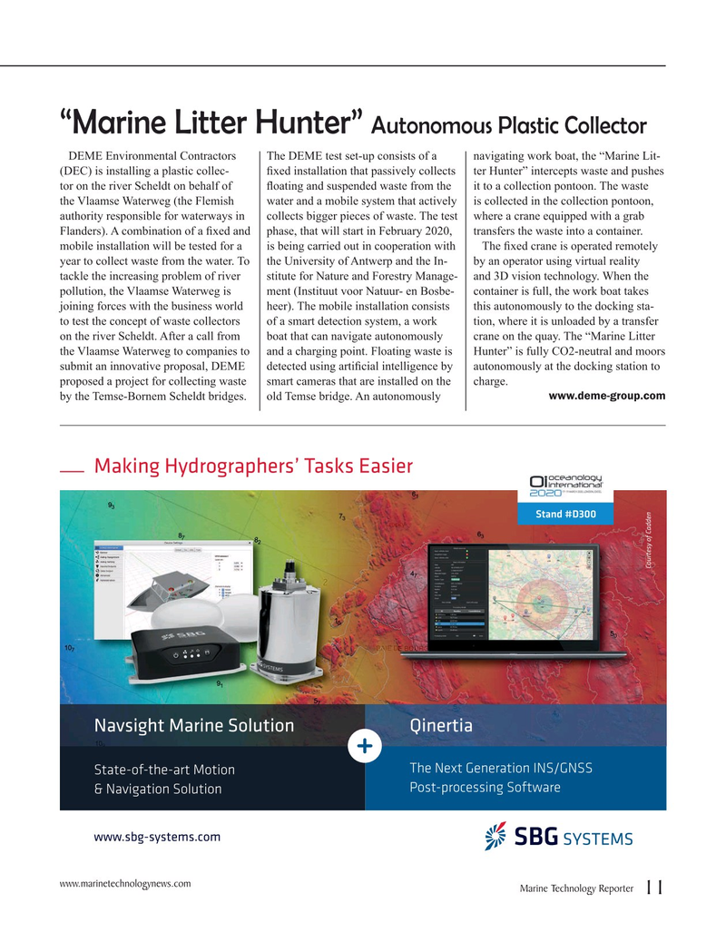Marine Technology Magazine, page 11,  Jan 2020