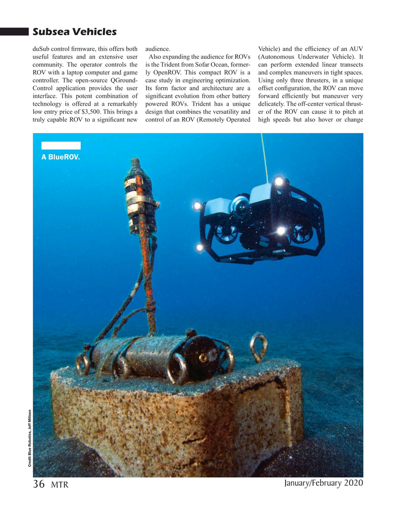 Marine Technology Magazine, page 36,  Jan 2020