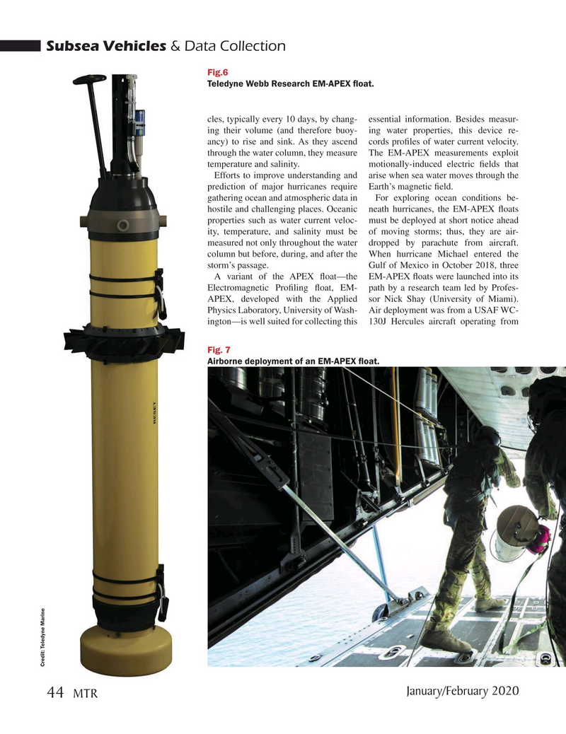 Marine Technology Magazine, page 44,  Jan 2020