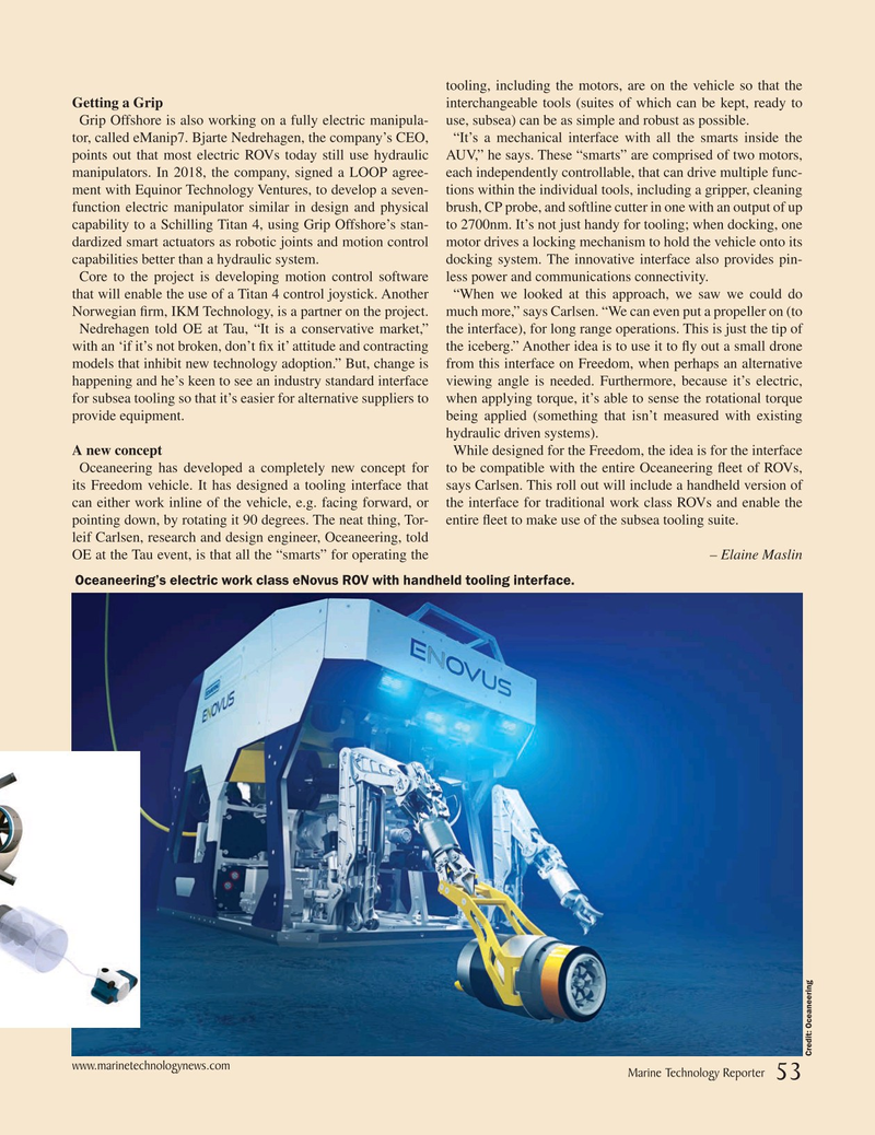 Marine Technology Magazine, page 53,  Jan 2020